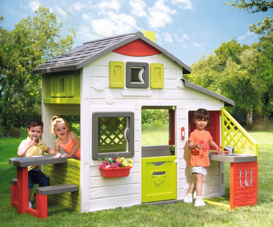 Детский игровой домик Friends House с кухней и звонком  